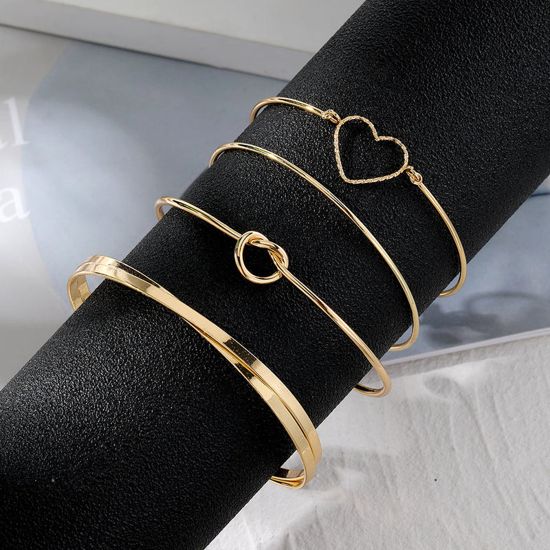 Conjunto de Pulseiras Love 4 unidades